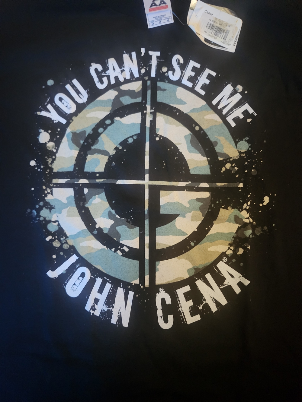 WWE John Cena — "You Can't See Me" Camo Target Print